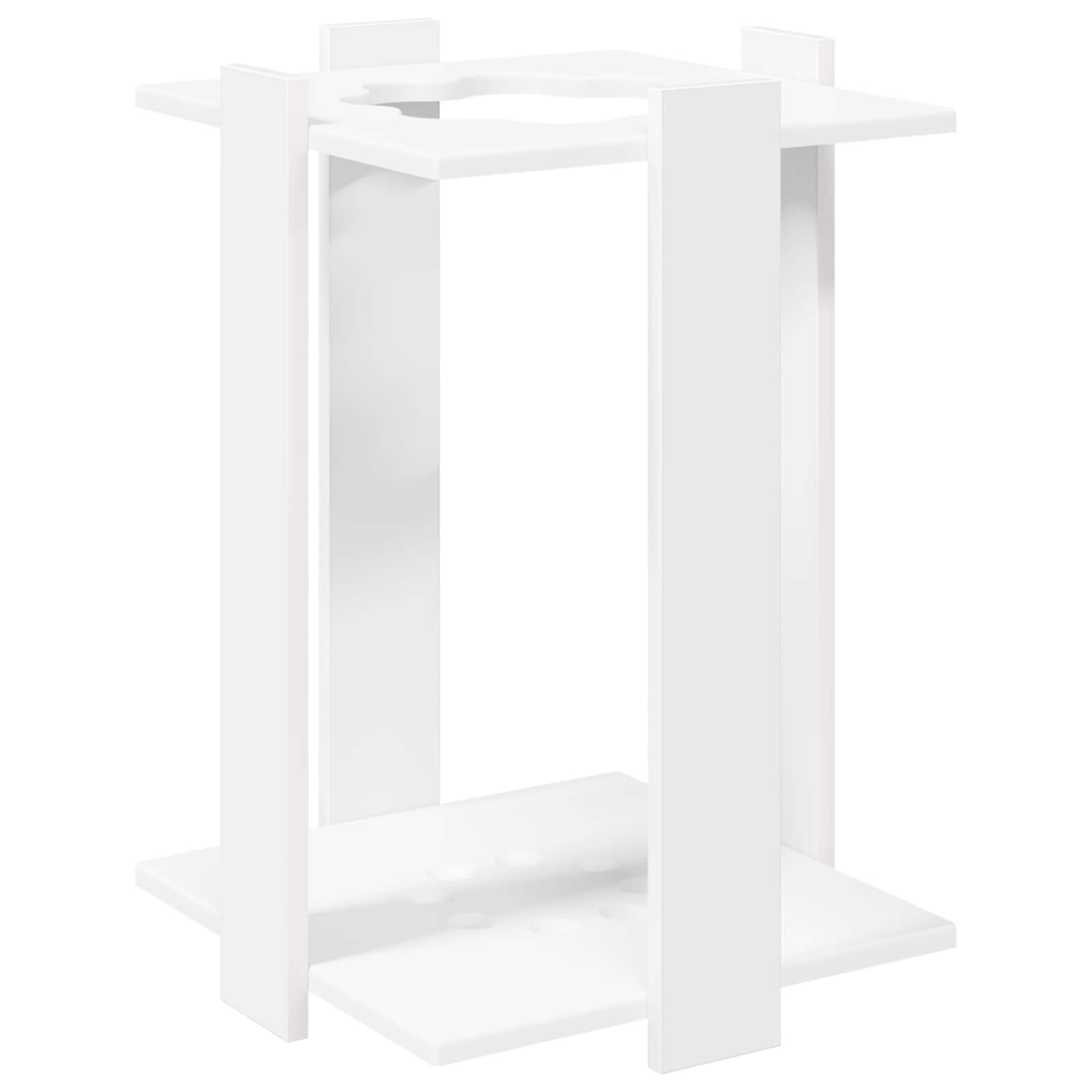 Biljartkeu standaard Bewerkt hout 42 x 43 x 60 cm Wit