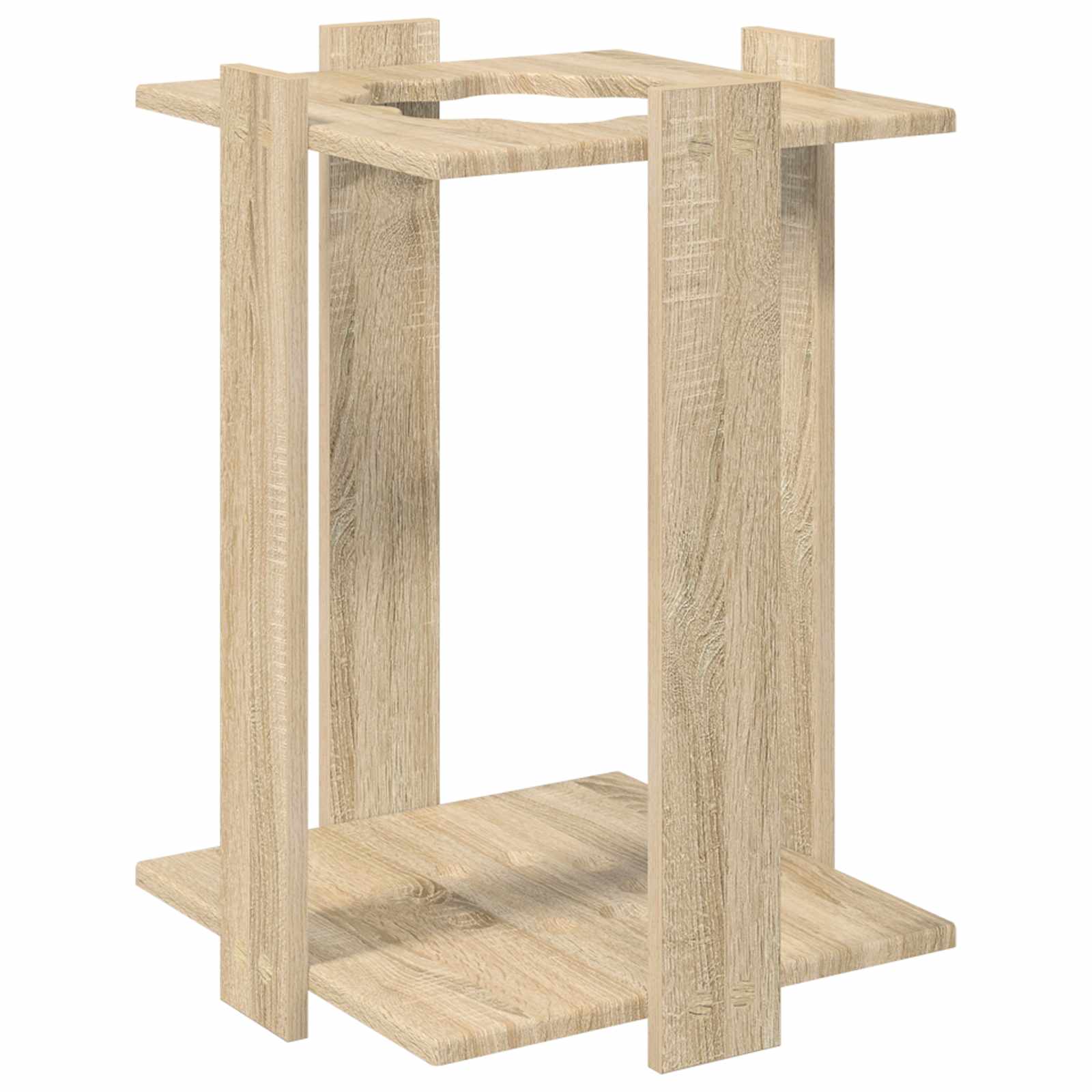 Biljartkeu standaard Bewerkt hout 42 x 43 x 60 cm Sonoma Eiken