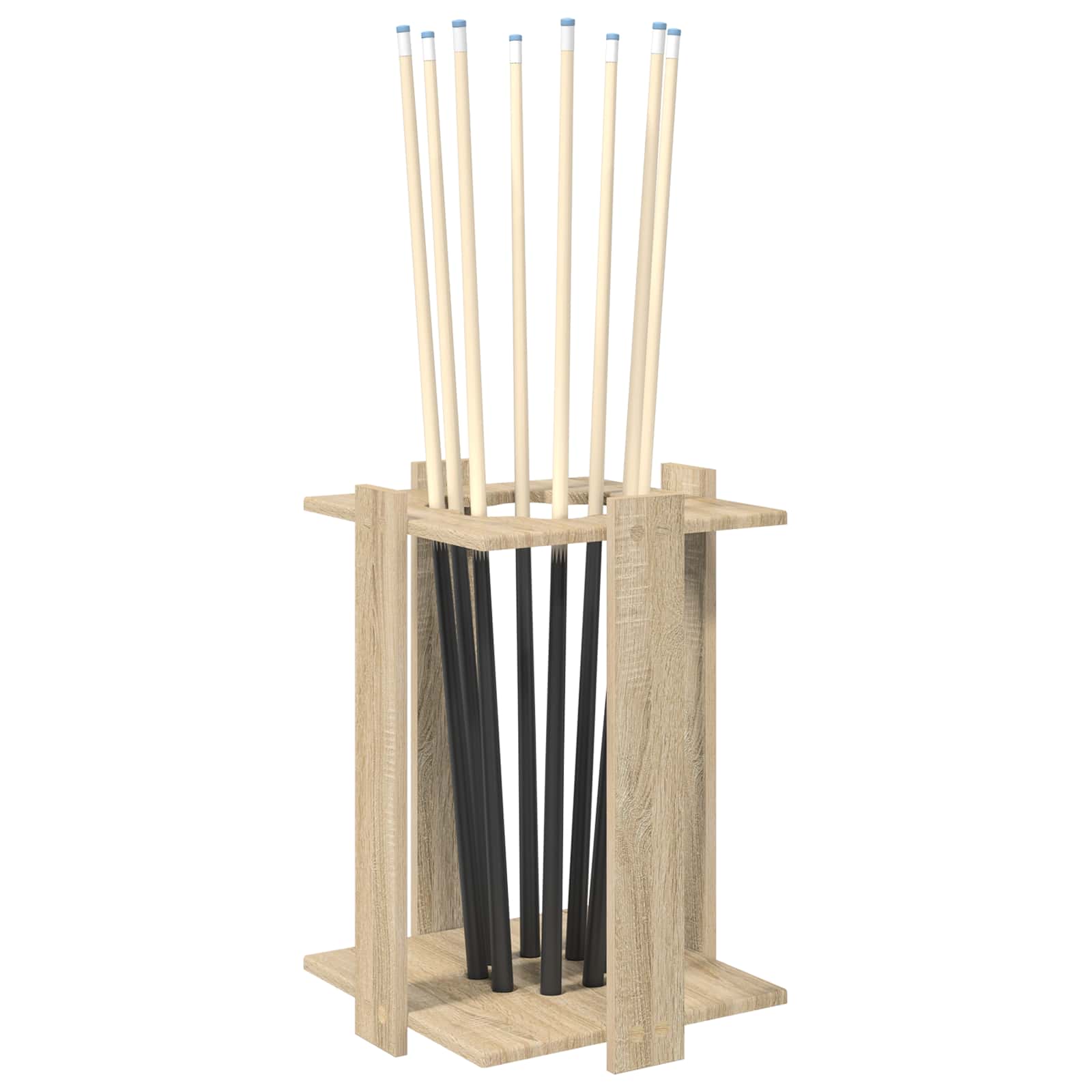 Biljartkeu standaard Bewerkt hout 42 x 43 x 60 cm Sonoma Eiken