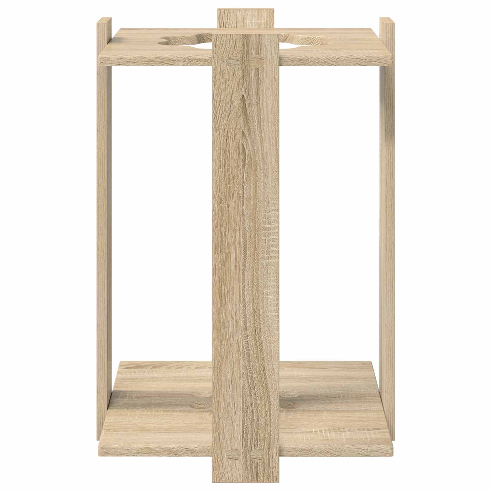 Biljartkeu standaard Bewerkt hout 42 x 43 x 60 cm Sonoma Eiken