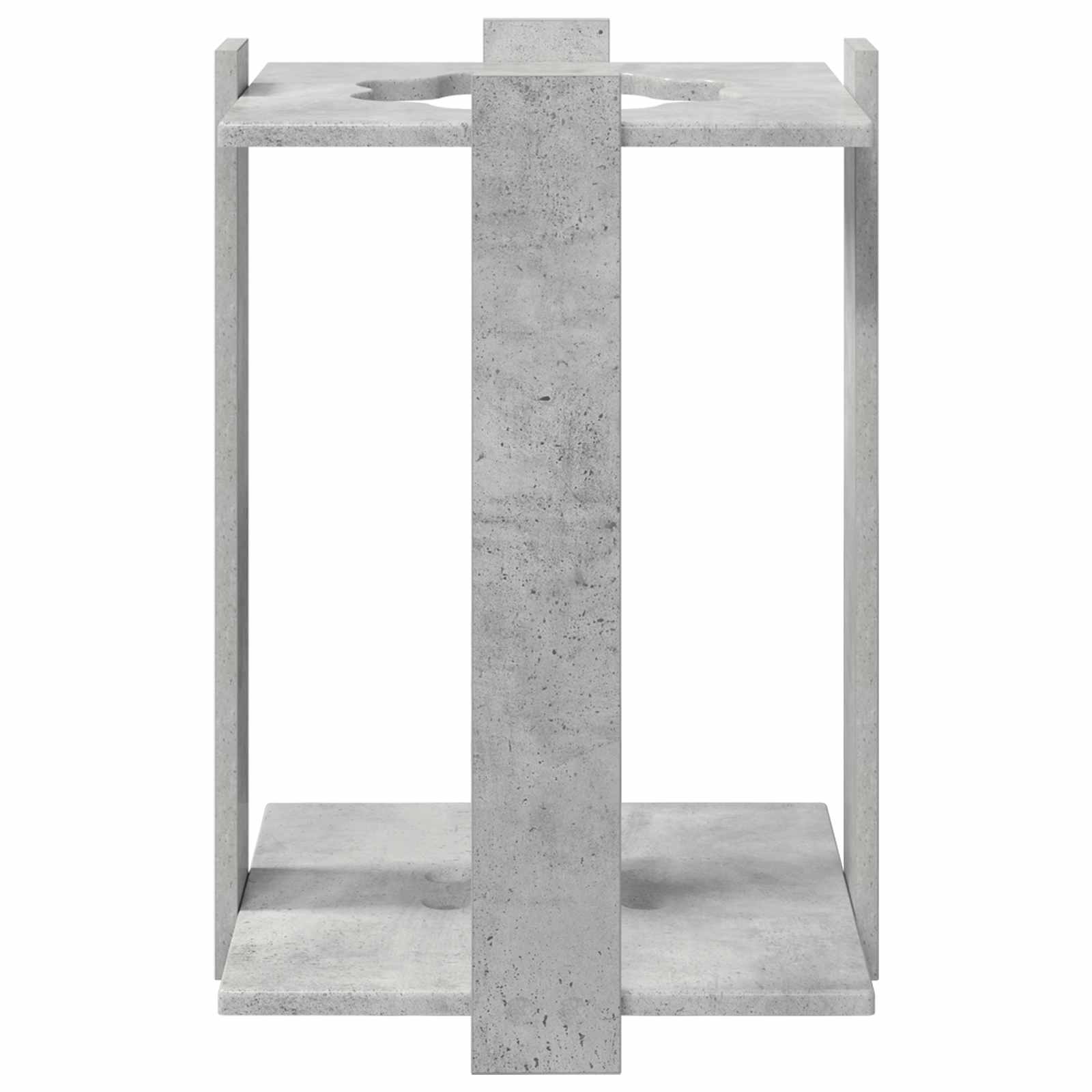 Biljartkeu standaard Bewerkt hout 42 x 43 x 60 cm Betongrijs