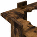 Biljartkeu standaard Bewerkt hout 42 x 43 x 60 cm Gerookt eiken