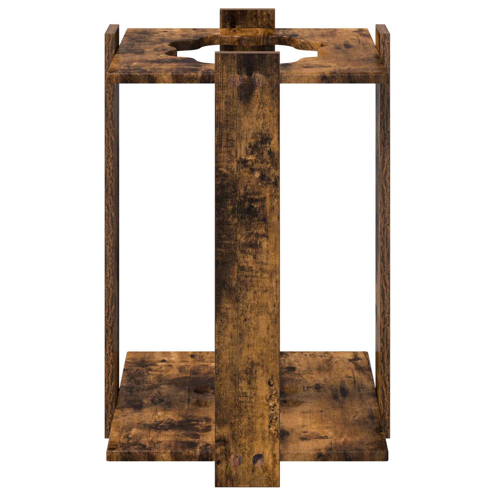 Biljartkeu standaard Bewerkt hout 42 x 43 x 60 cm Gerookt eiken