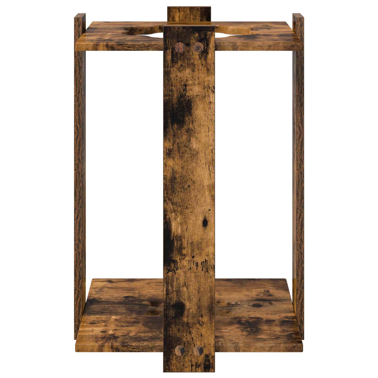 Biljartkeu standaard Bewerkt hout 42 x 43 x 60 cm Gerookt eiken