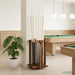 Biljartkeu standaard Bewerkt hout 42 x 43 x 60 cm Oud hout