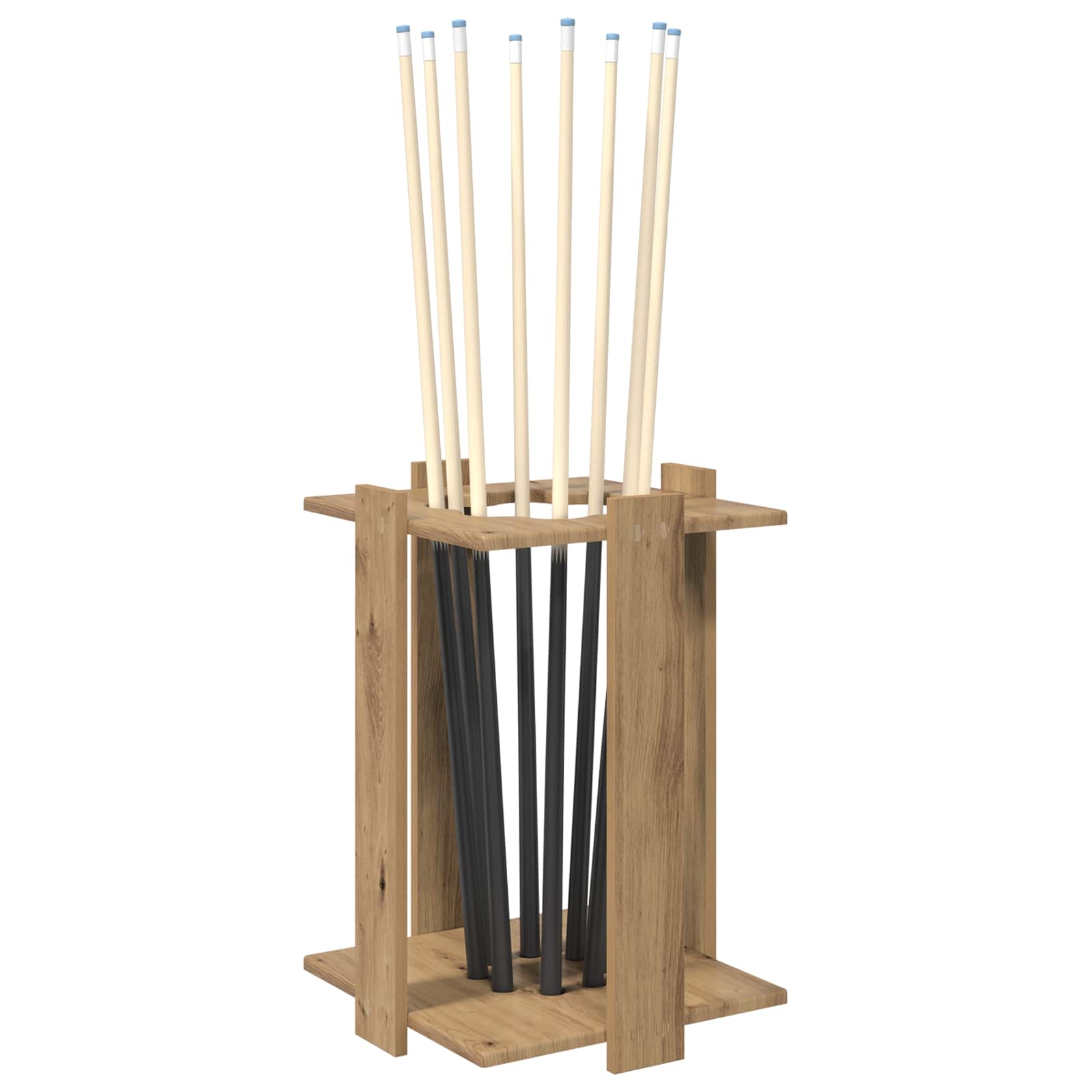 Biljartkeu standaard Bewerkt hout 42 x 43 x 60 cm