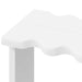 Biljartkeu standaard Bewerkt hout 60 x 35 x 60 cm Wit