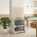 Biljartkeu standaard Bewerkt hout 60 x 35 x 60 cm Wit