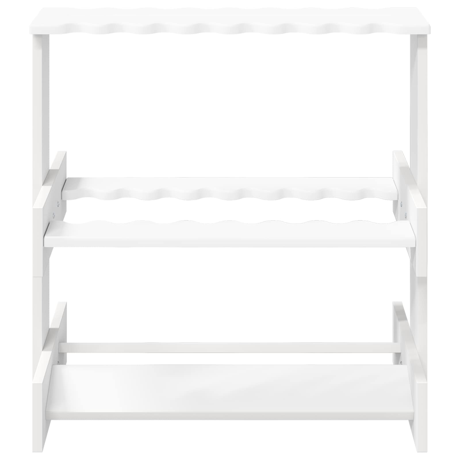 Biljartkeu standaard Bewerkt hout 60 x 35 x 60 cm Wit