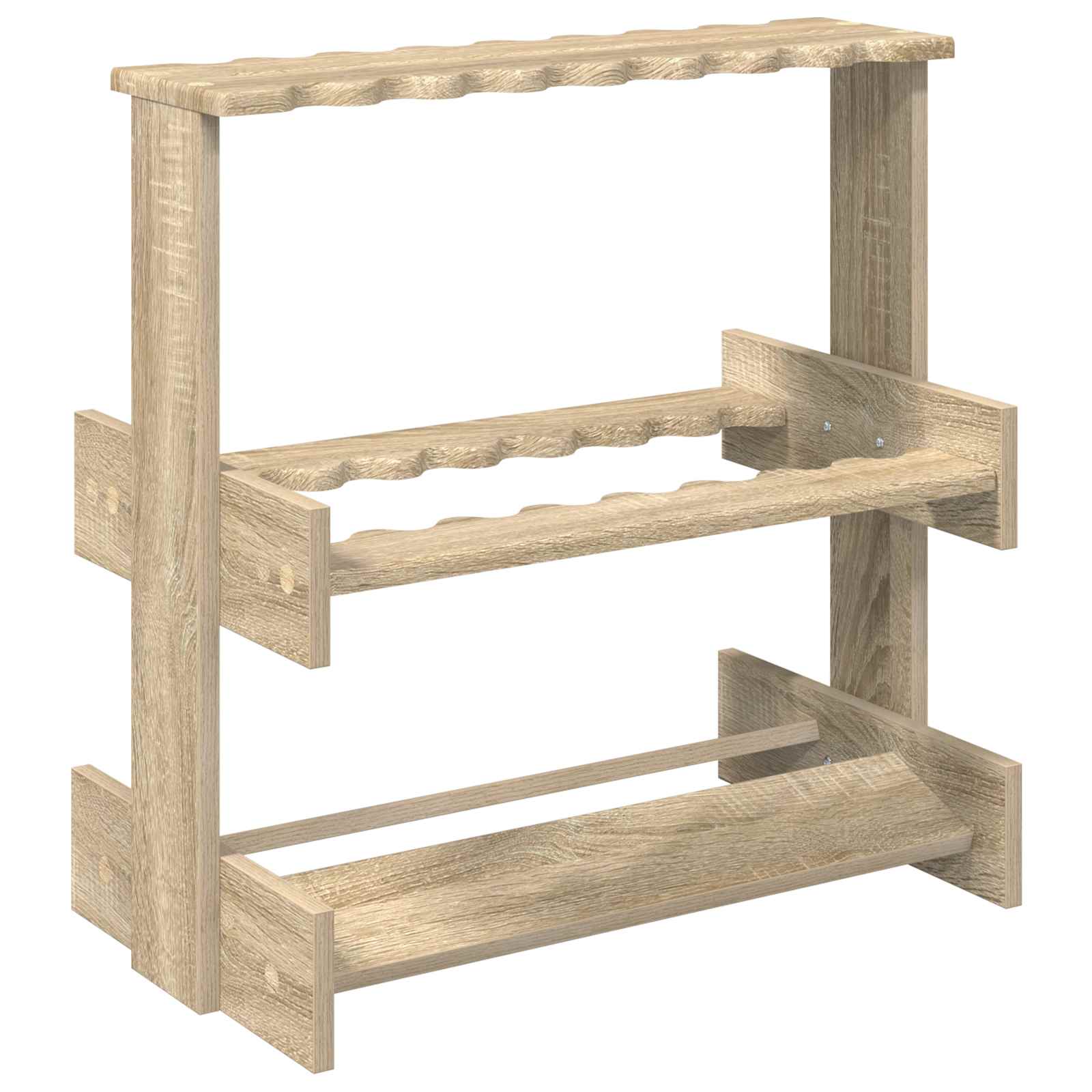 Biljartkeu standaard Bewerkt hout 60 x 35 x 60 cm Sonoma