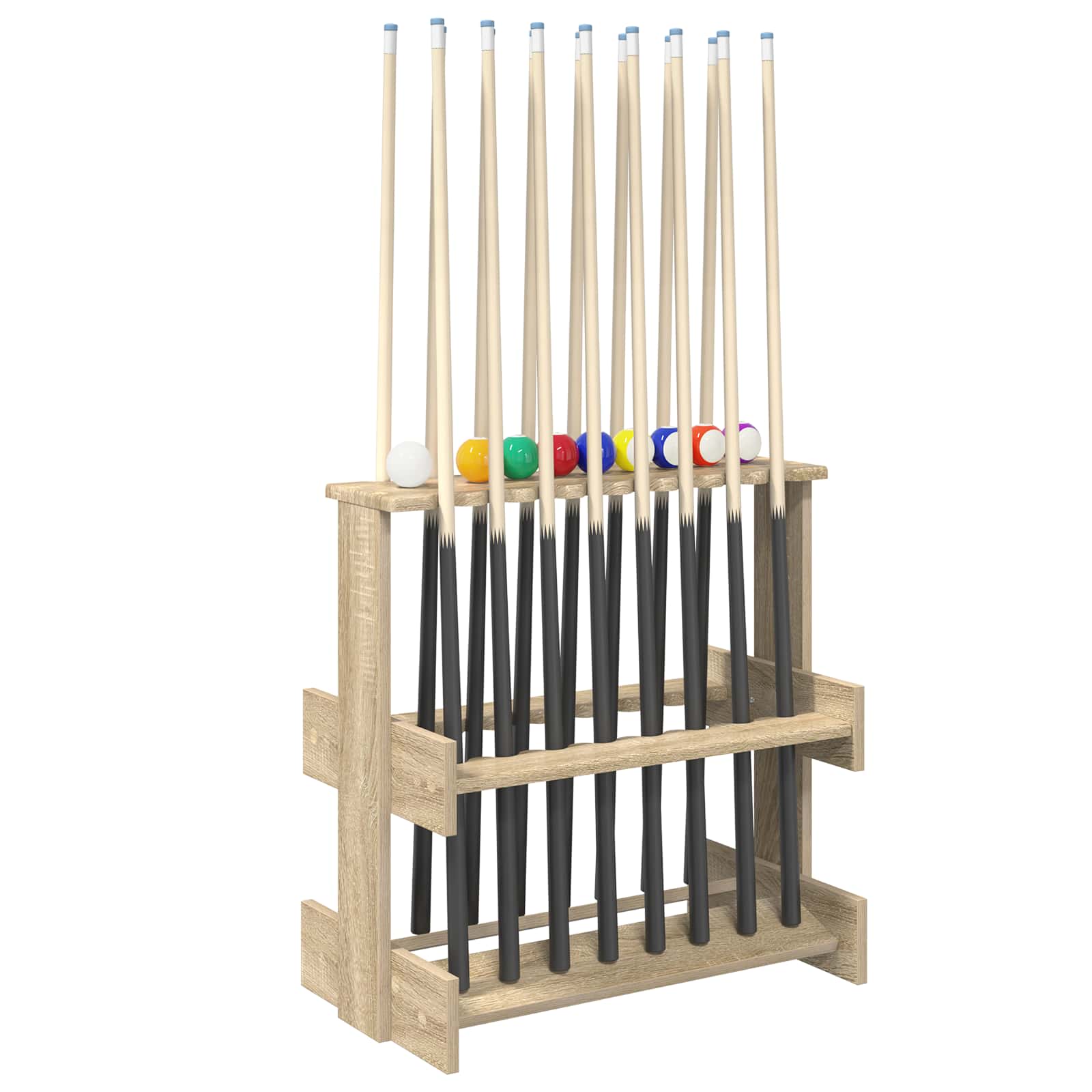 Biljartkeu standaard Bewerkt hout 60 x 35 x 60 cm Sonoma