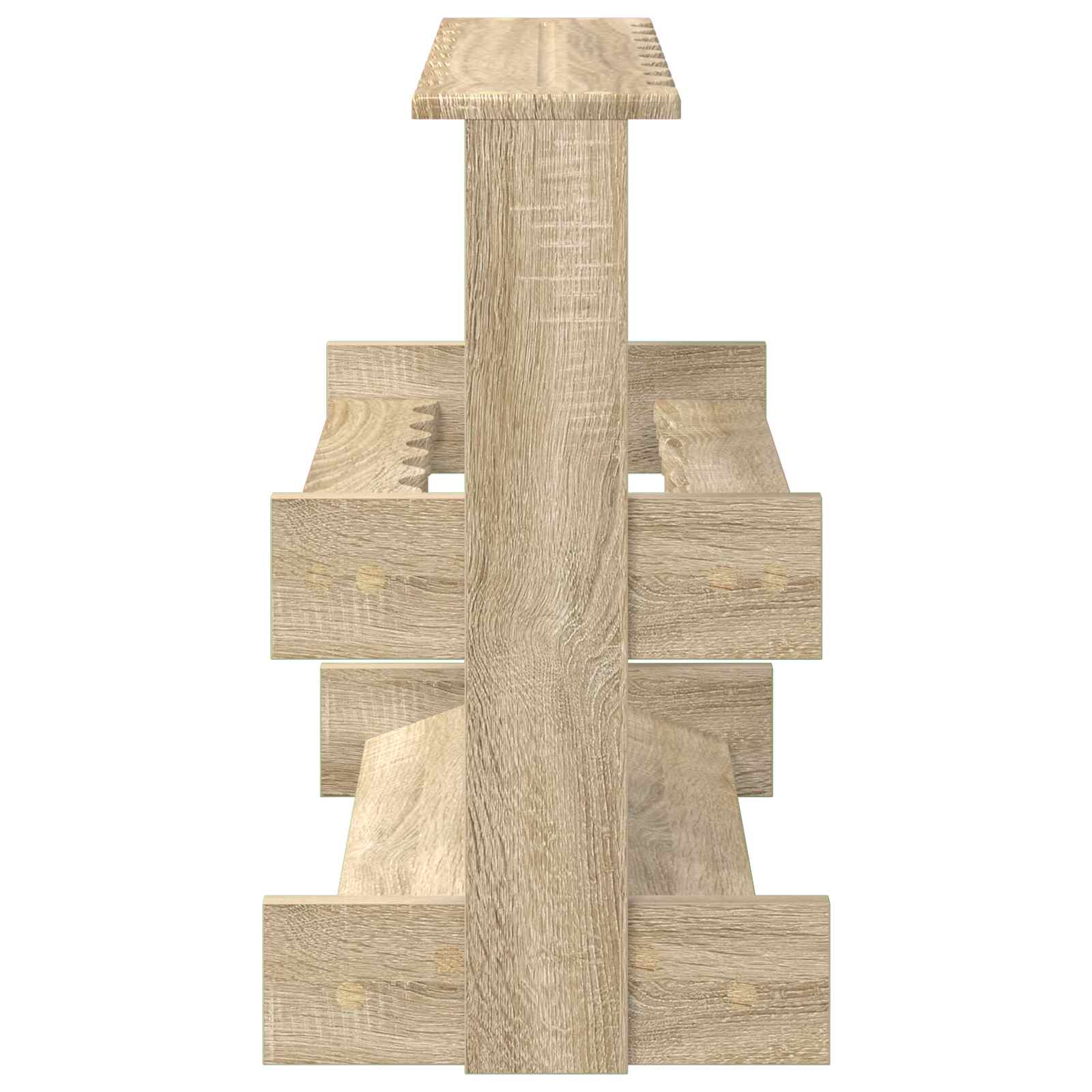 Biljartkeu standaard Bewerkt hout 60 x 35 x 60 cm Sonoma
