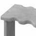 Biljartkeu standaard Bewerkt hout 60 x 35 x 60 cm Betongrijs