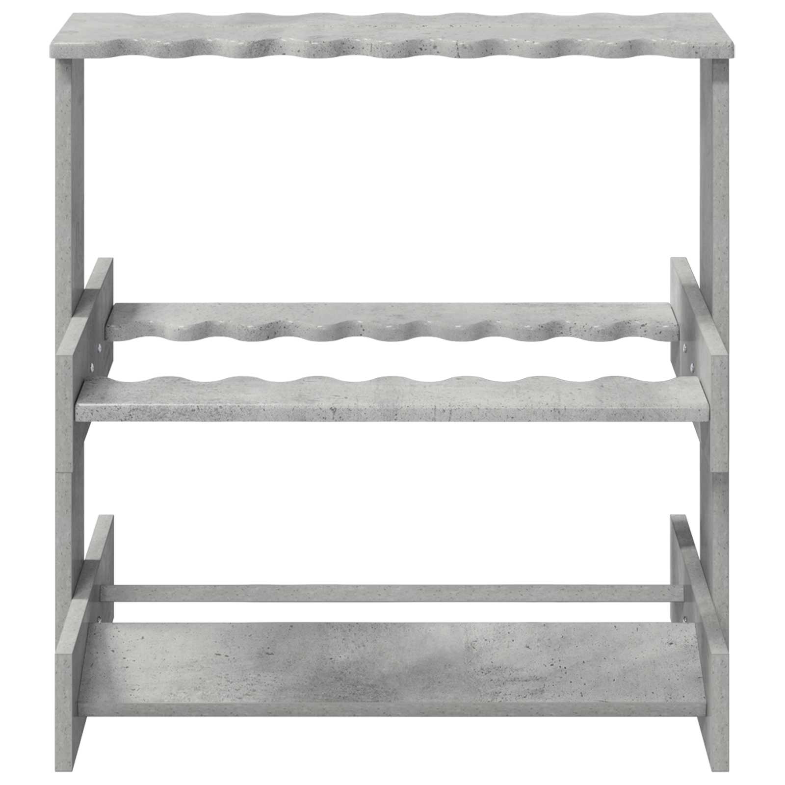 Biljartkeu standaard Bewerkt hout 60 x 35 x 60 cm Betongrijs