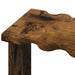 Biljartkeu standaard Bewerkt hout 60 x 35 x 60 cm Gerookt eiken