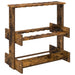 Biljartkeu standaard Bewerkt hout 60 x 35 x 60 cm Gerookt eiken