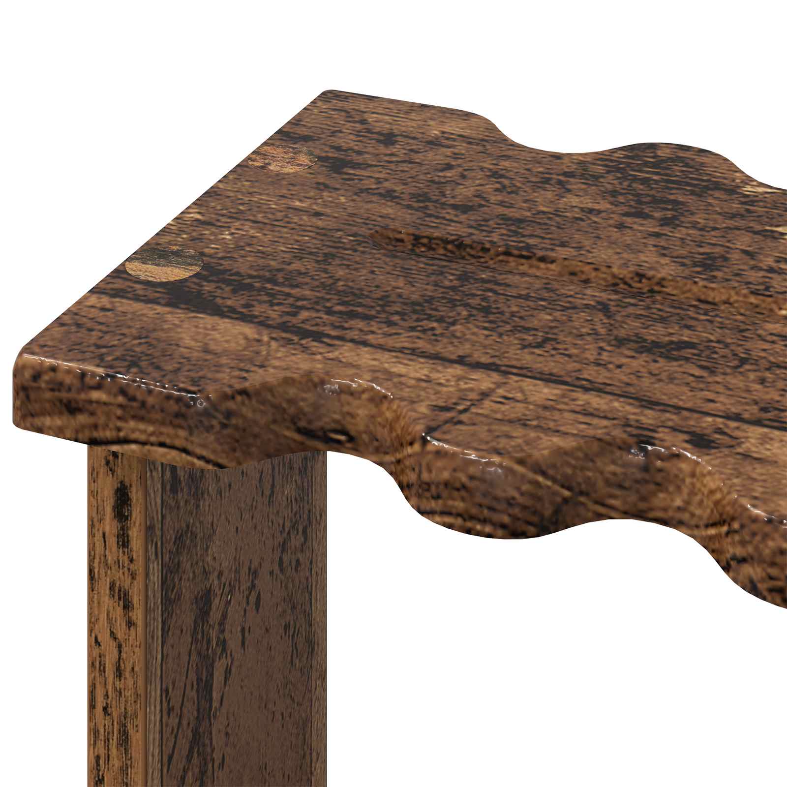 Biljartkeu standaard Bewerkt hout 60 x 35 x 60 cm Oud hout