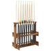 Biljartkeu standaard Bewerkt hout 60 x 35 x 60 cm Oud hout