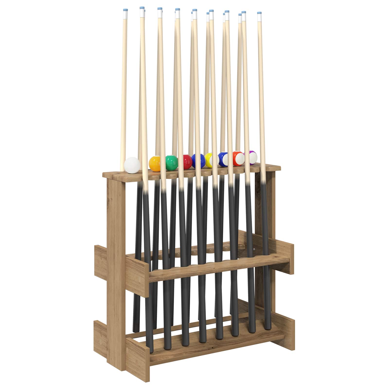 Biljartkeu standaard Bewerkt hout 60 x 35 x 60 cm
