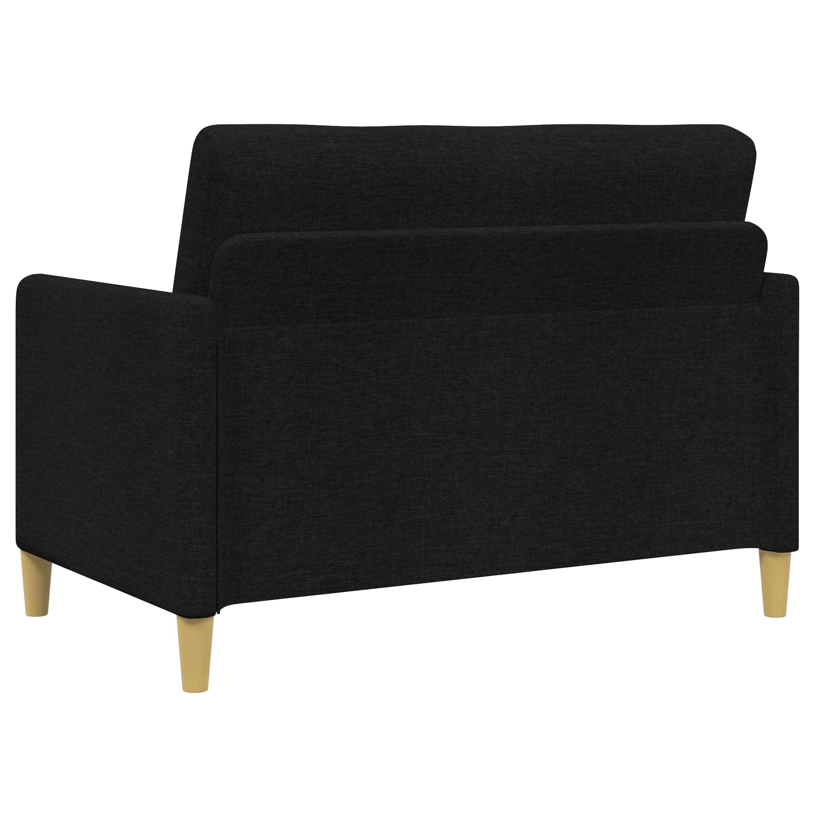 Bankenset met opbergruimte 2 st Zwart Polyester