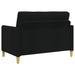 Bankenset met opbergruimte 2 st Zwart Polyester