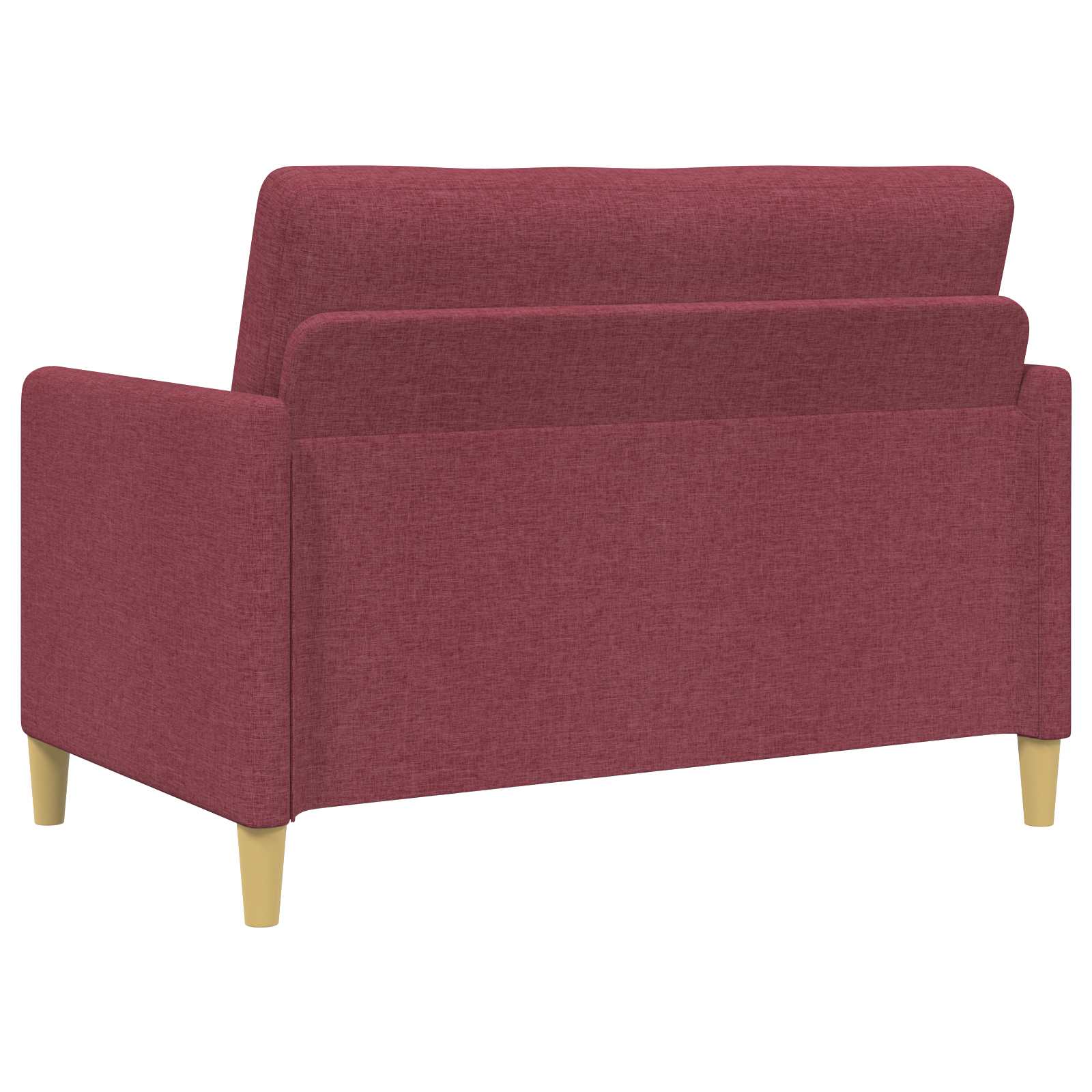 Bankenset met opbergruimte 2 st Wijnrood Polyester