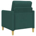 Bankenset met opbergruimte 2 st Donkergroen Polyester