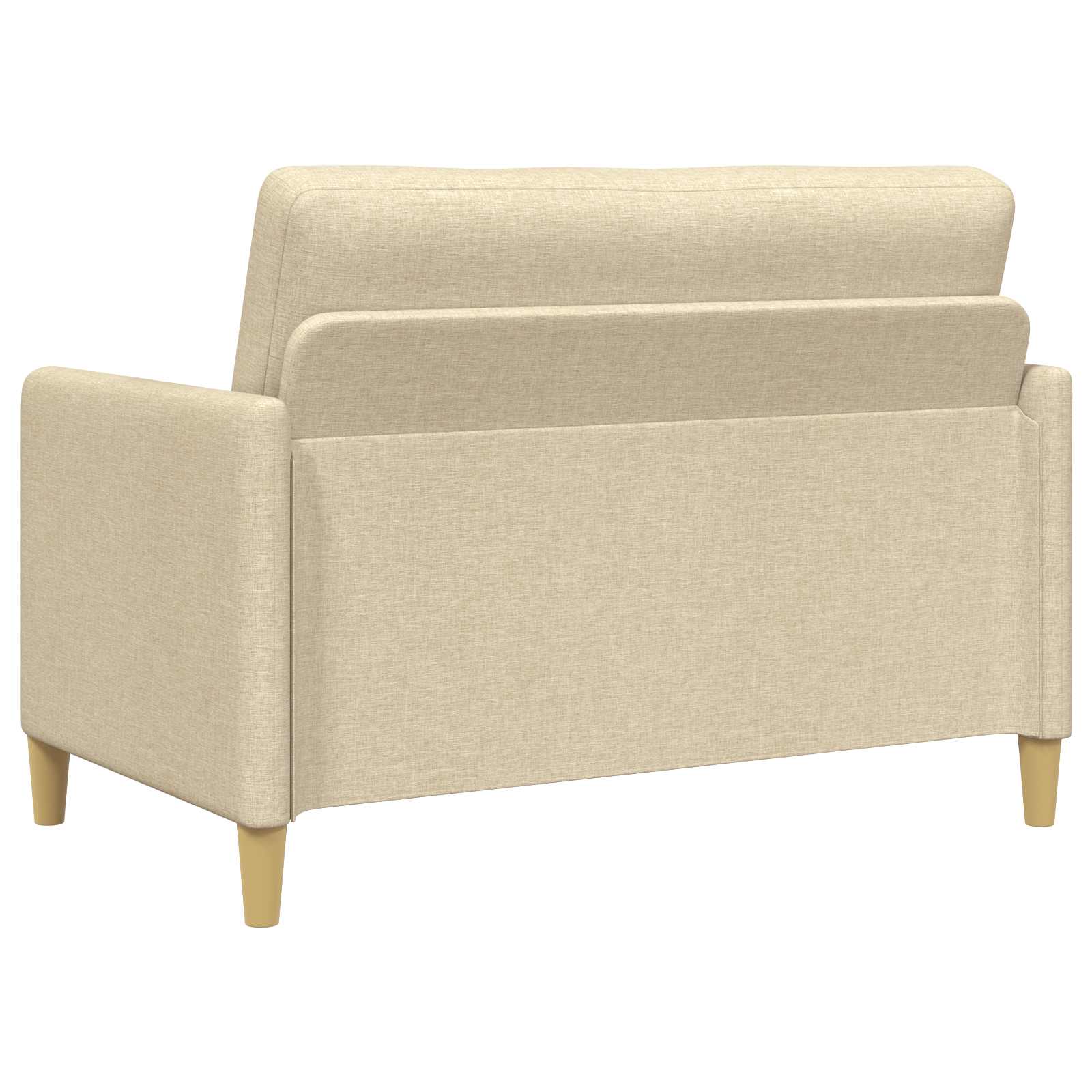 Bankenset met opbergruimte 2 st Crèmekleurig Polyester