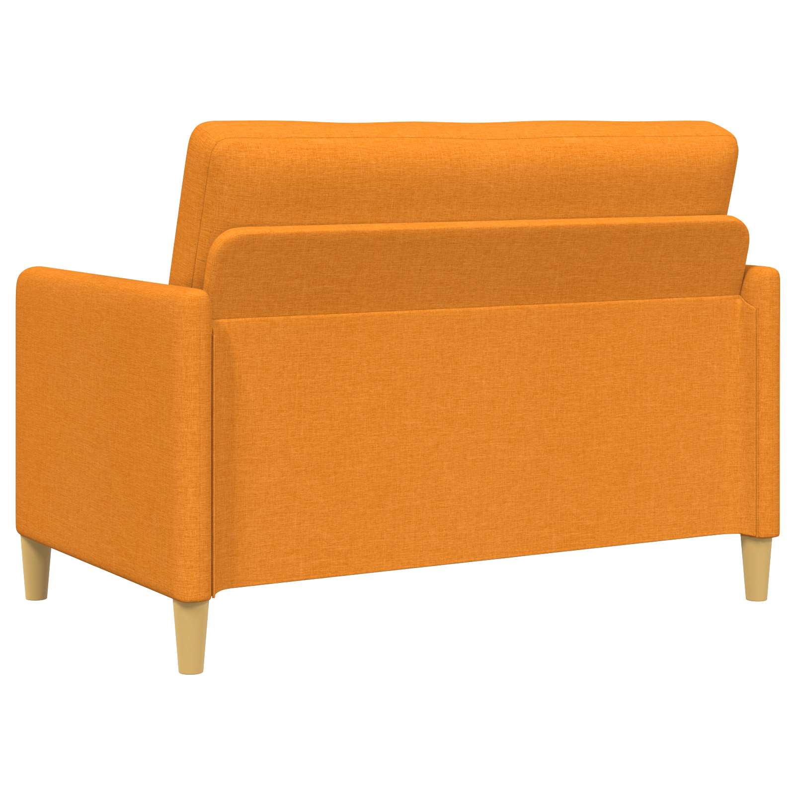 Bankenset met opbergruimte 2 st Donkergeel Polyester