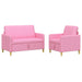 Bankenset met opbergruimte 2 st Roze Polyester