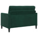 Bankenset met opbergruimte 2 st Donkergroen Polyester