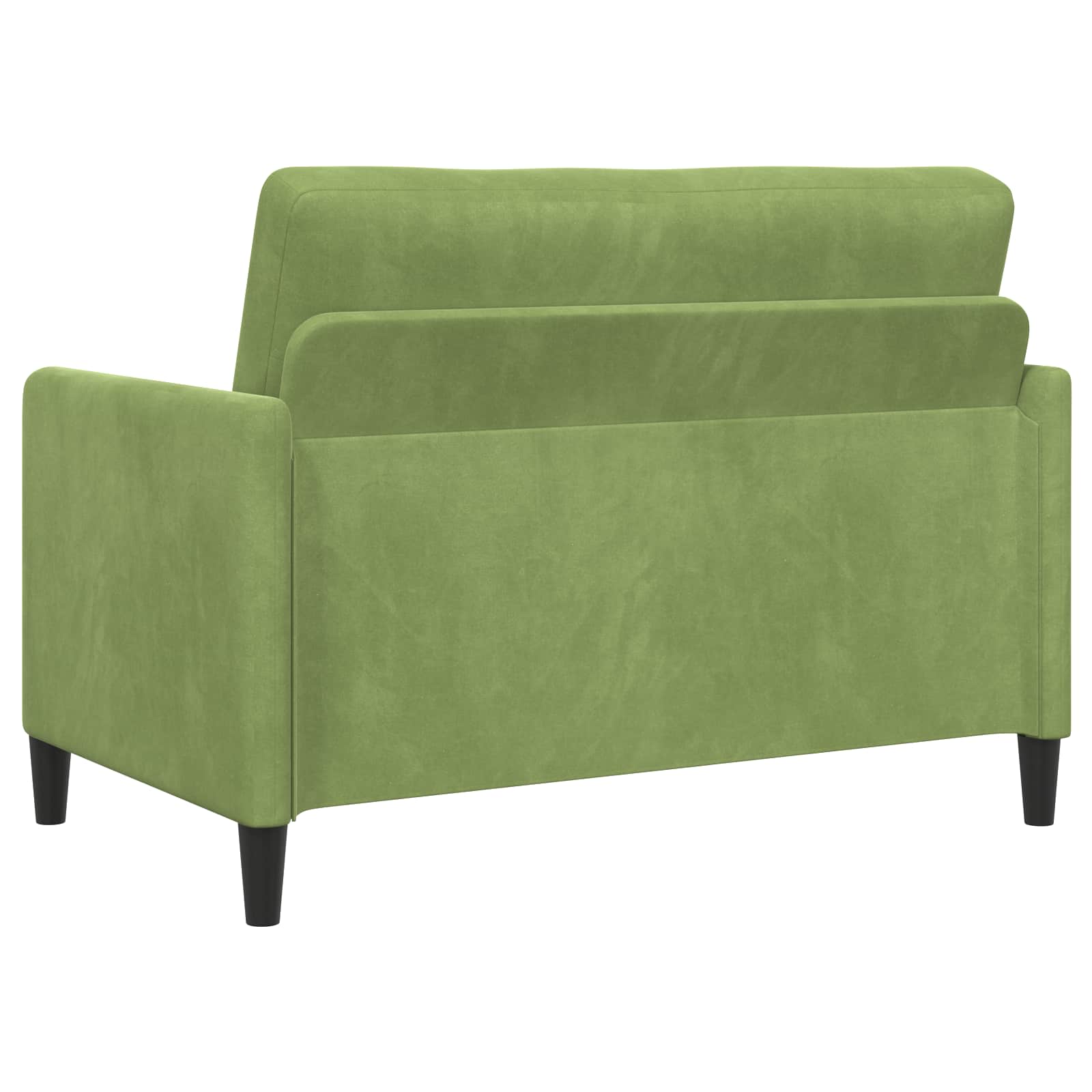 Bankenset met opbergruimte 2 st Lichtgroen Polyester