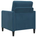 Bankenset met opbergruimte 2 st Blauw Polyester