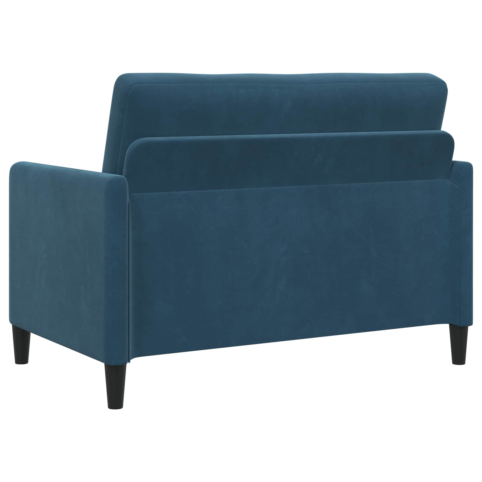 Bankenset met opbergruimte 2 st Blauw Polyester