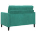 Bankenset met opbergruimte 2 st Turquoise Polyester