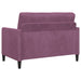 Bankenset met opbergruimte 2 st Paars Polyester