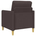 Bankenset met opbergruimte 2 st Donkerbruin Polyester
