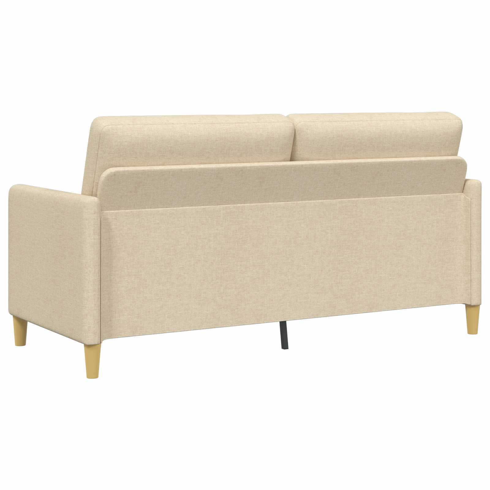 Bankenset met opbergruimte 2 st Crèmekleurig Polyester