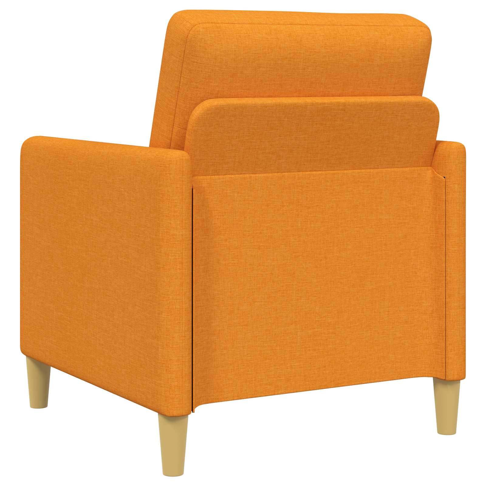 Bankenset met opbergruimte 2 st Donkergeel Polyester