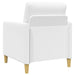 Bankenset met opbergruimte 2 st Wit Polyester