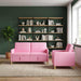 Bankenset met opbergruimte 2 st Roze Polyester
