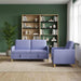 Bankenset met opbergruimte 2 st Jeans Blauw Polyester