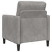 Bankenset met opbergruimte 2 st Lichtgrijs Polyester