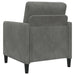 Bankenset met opbergruimte 2 st Donkergrijs Polyester