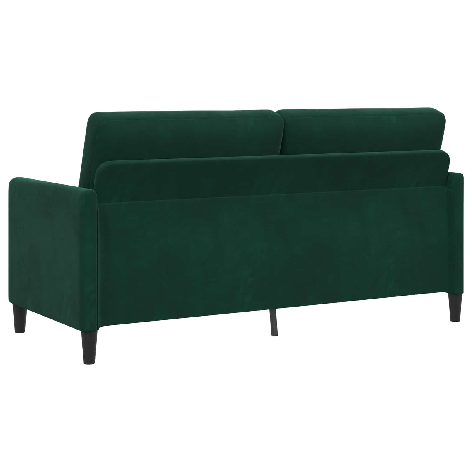 Bankenset met opbergruimte 2 st Donkergroen Polyester