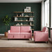 Bankenset met opbergruimte 2 st Roze Polyester