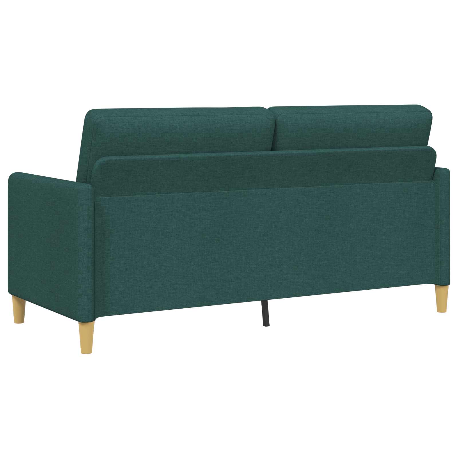 Bankenset met opbergruimte 2 st Donkergroen Polyester