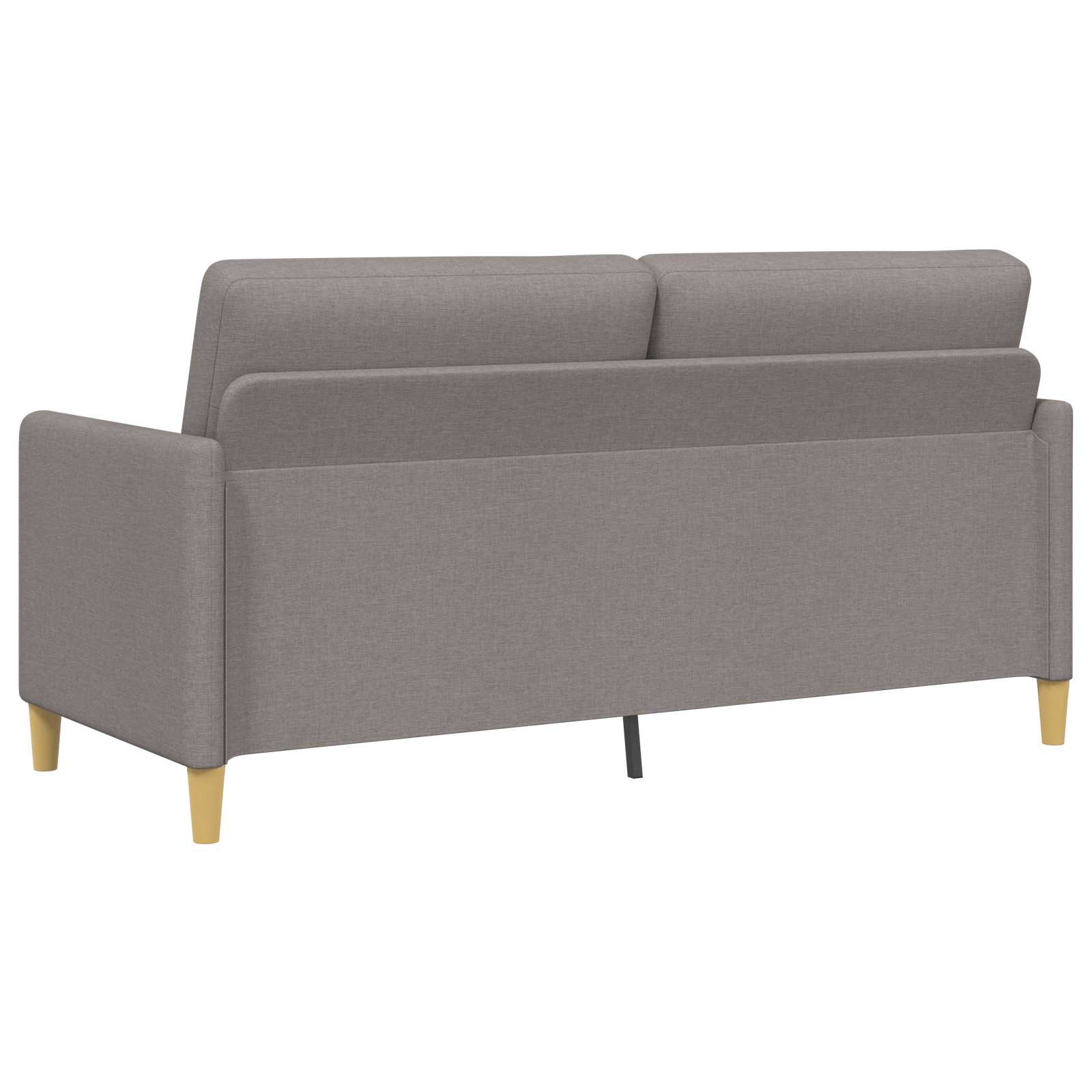 Bankenset met opbergruimte 2 st Taupe Polyester