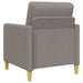 Bankenset met opbergruimte 2 st Taupe Polyester