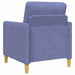 Bankenset met opbergruimte 2 st Jeans Blauw Polyester